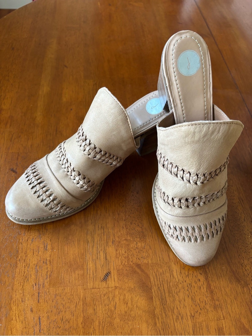 J Brand Leather Mules 10